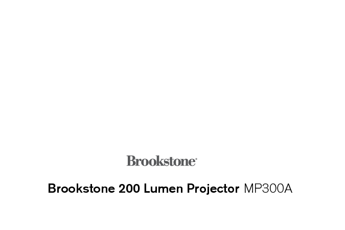 Brookstone projector for iphone